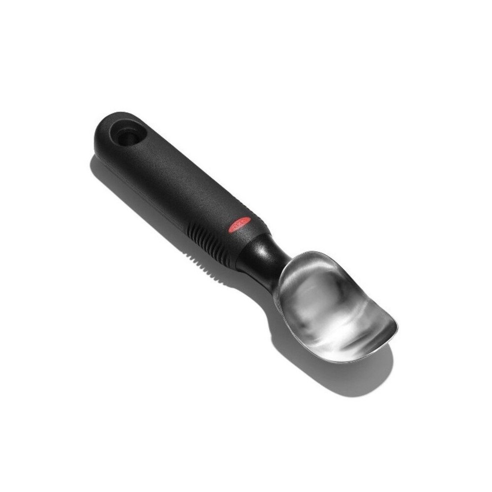 OXO Softworks Ice Cream Scoop, Stainless Steel, Dishwasher Safe